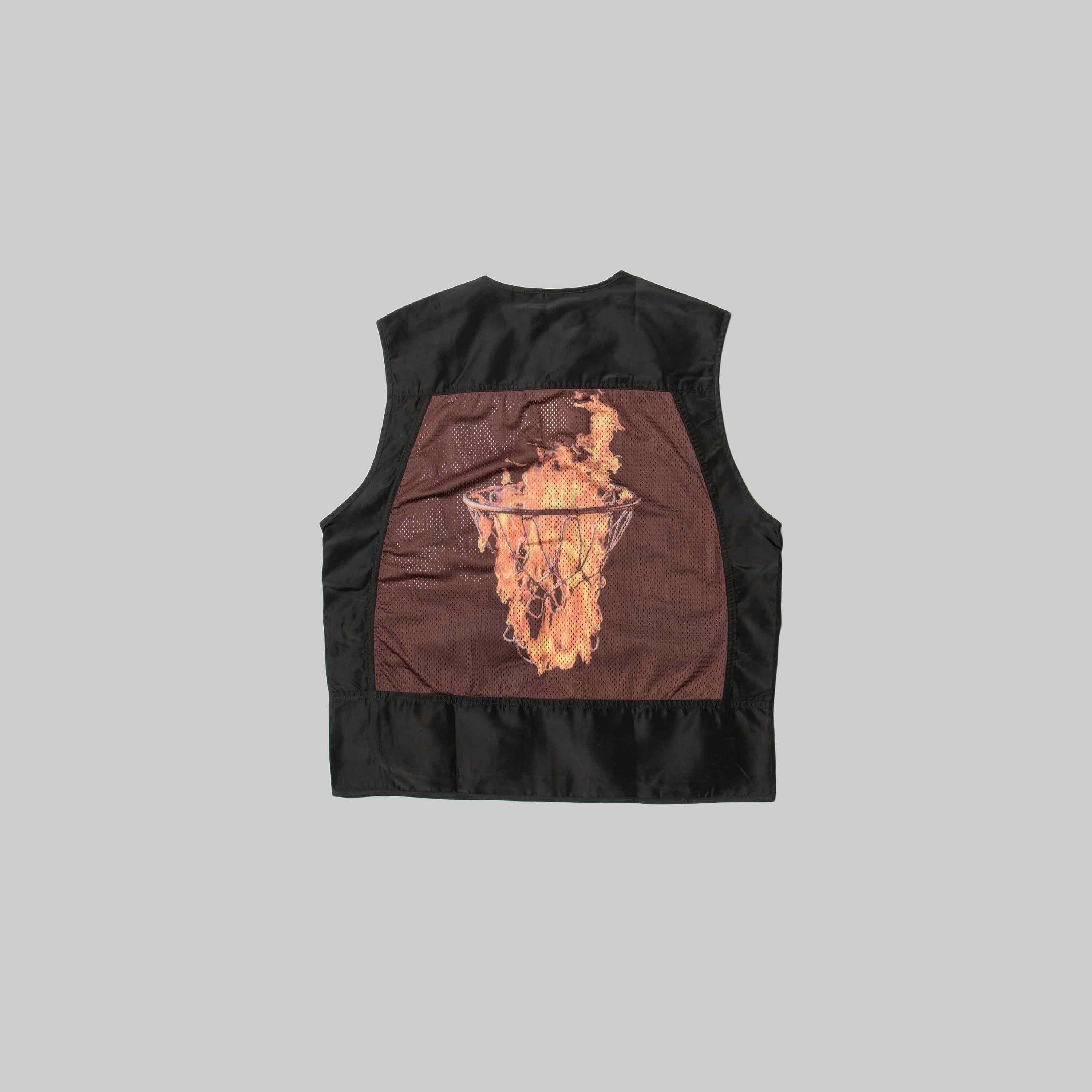 Sublime Utility Mens Vest Black