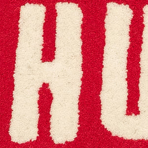 Heart Rug Medium Red