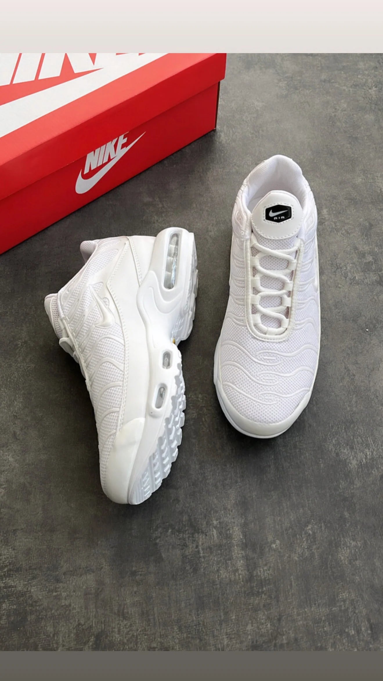 NIKE TN BEYAZ MAVİ