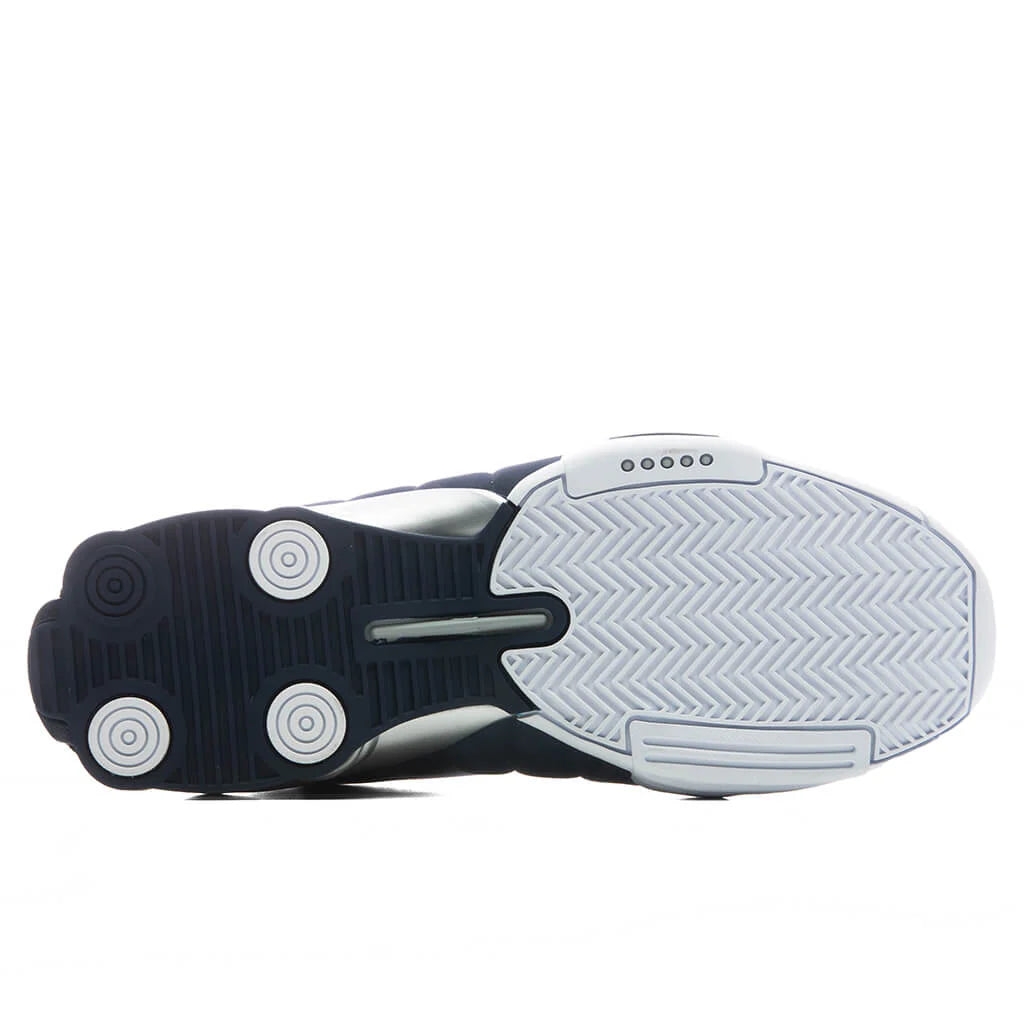 Shox BB4 Olympic White Midnight Navy Metallic Silver