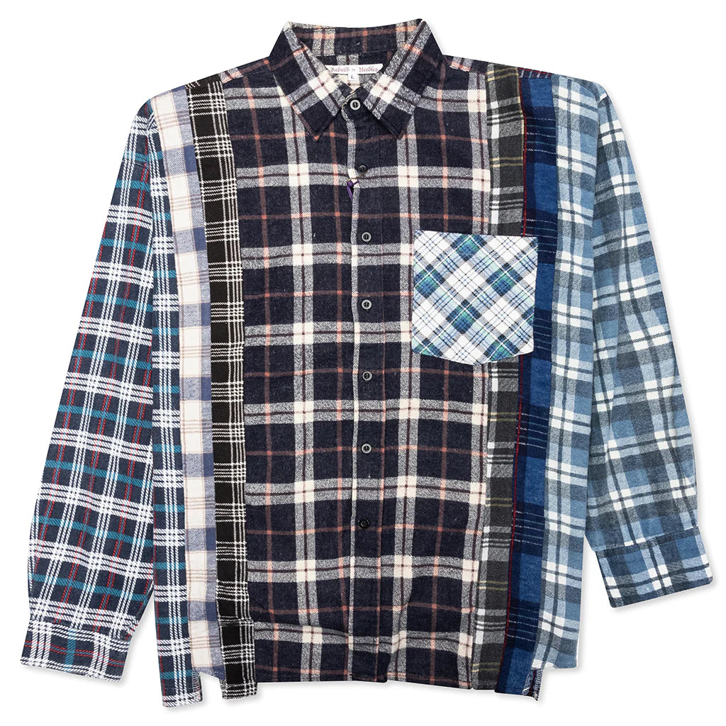 7 Cuts Flannel Shirt Assorted