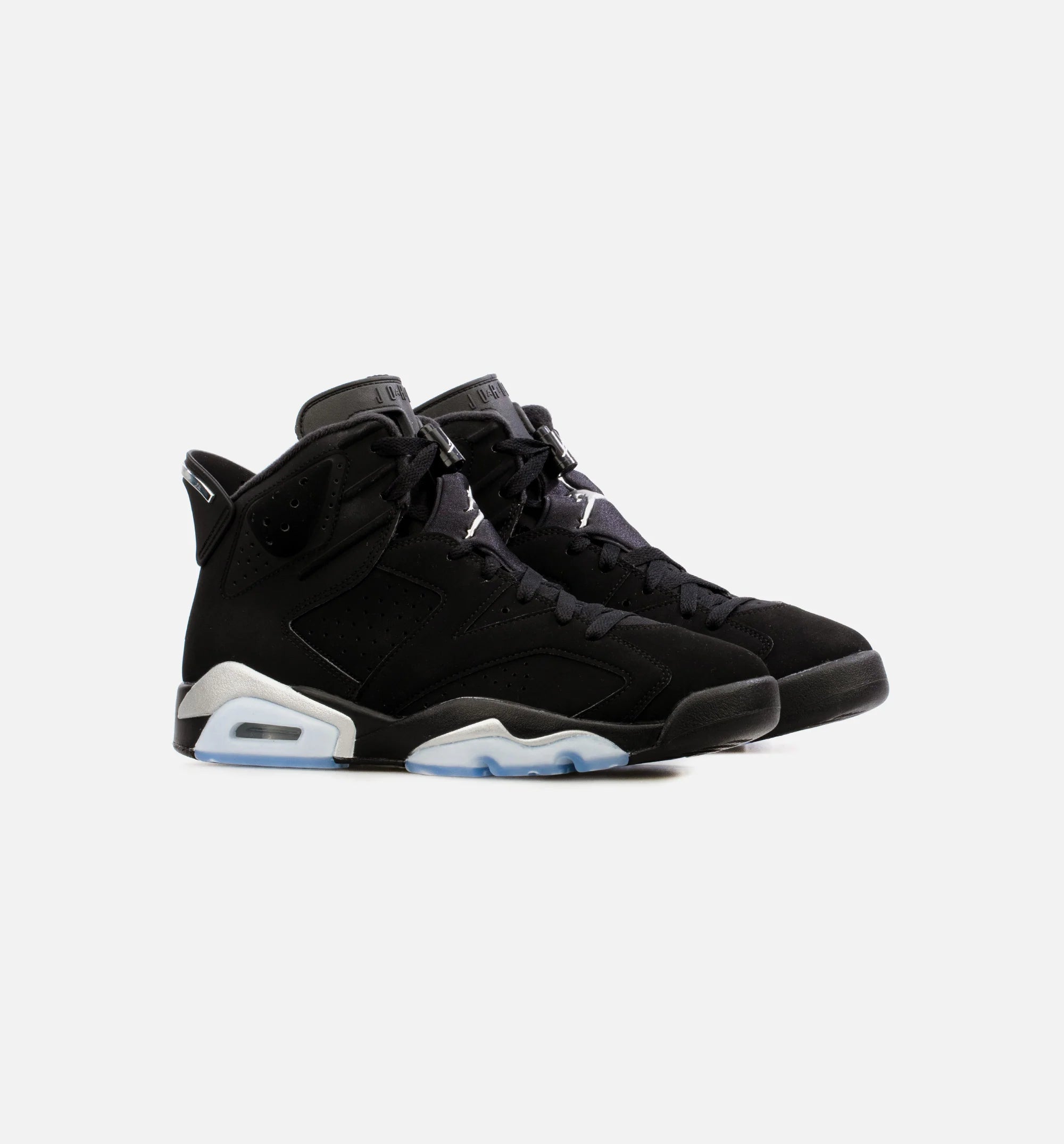 Air Jordan 6 Retro Metallic Silver Mens Lifestyle Shoe Black Free Shipping