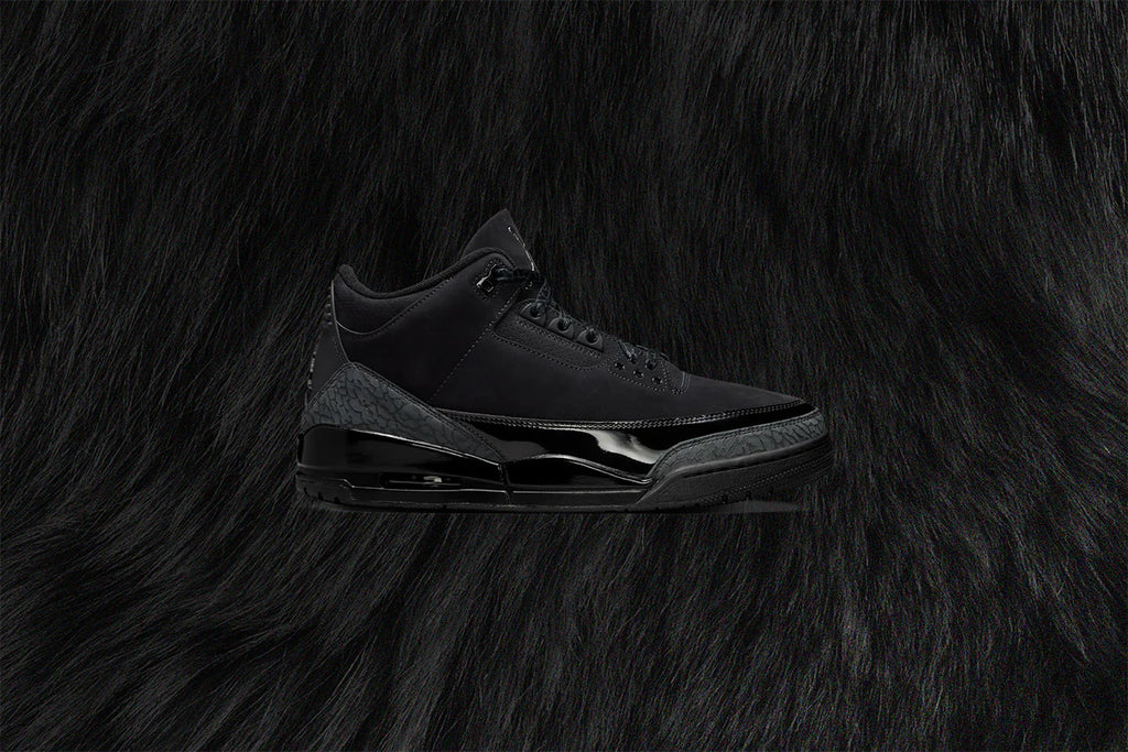 Air Jordan 3 Retro Black Cat Black Dark Charcoal White