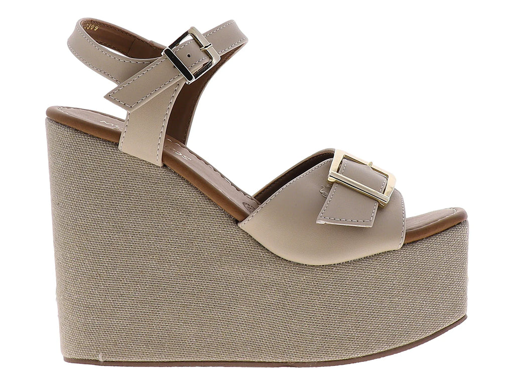 Sandalias Plataforma Mosquitos Color Nude para Mujer