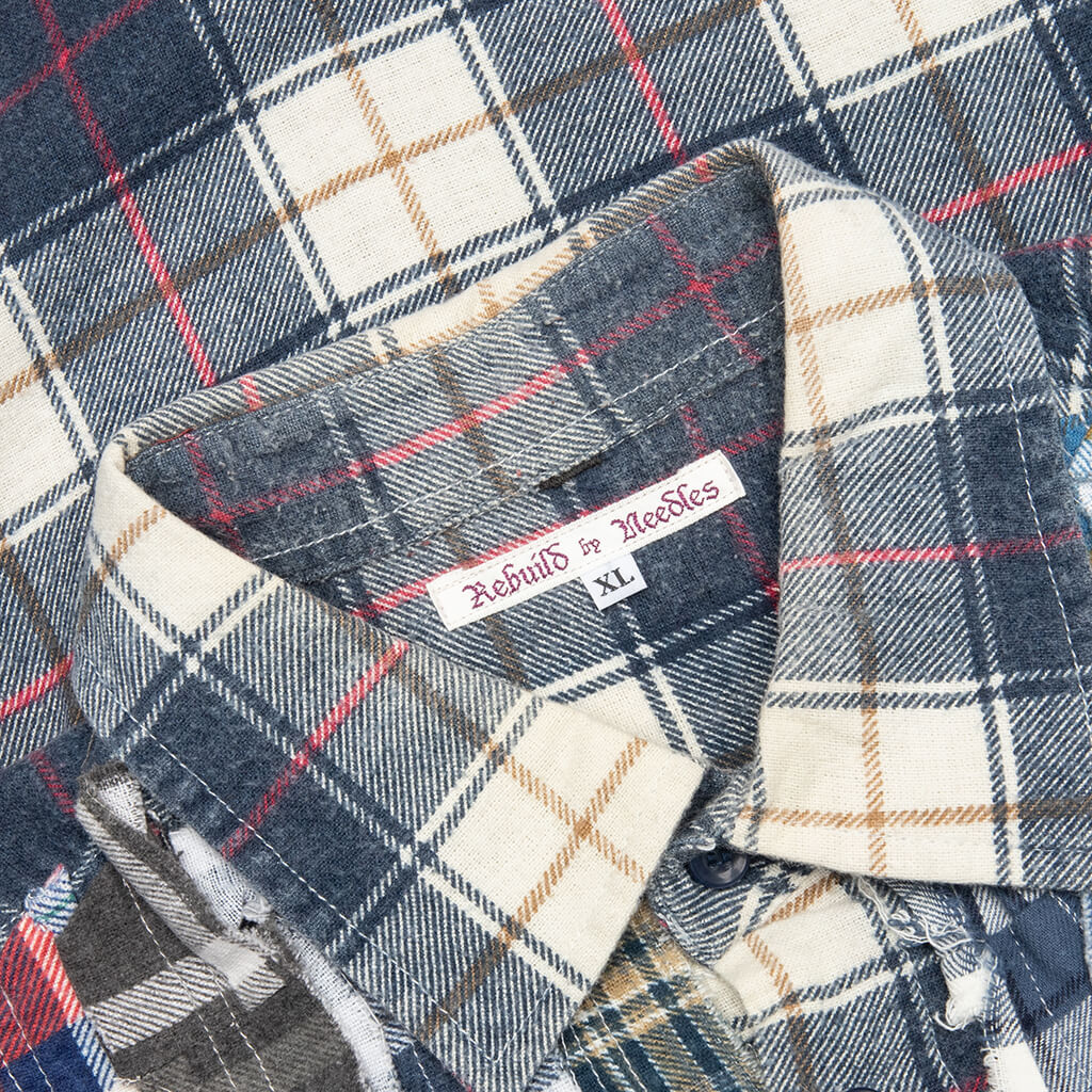 Ribbon Flannel Shirt Assorted