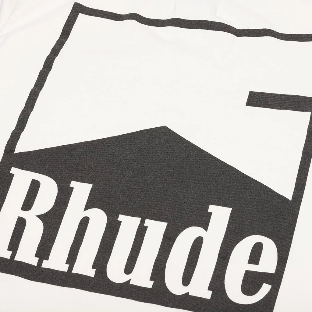 Rhude Chevron Tee Vintage White