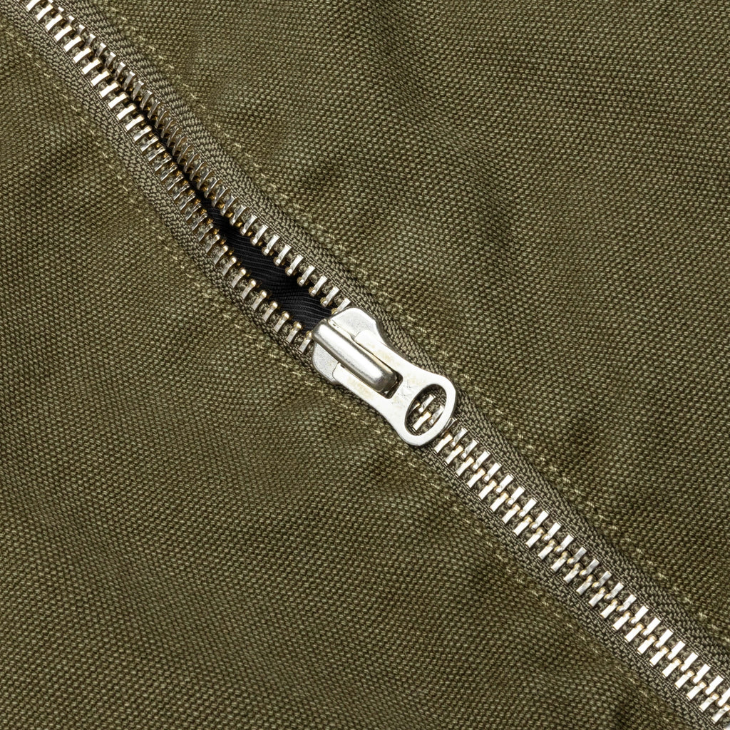 Work Jacket Insulated Canvas Olive