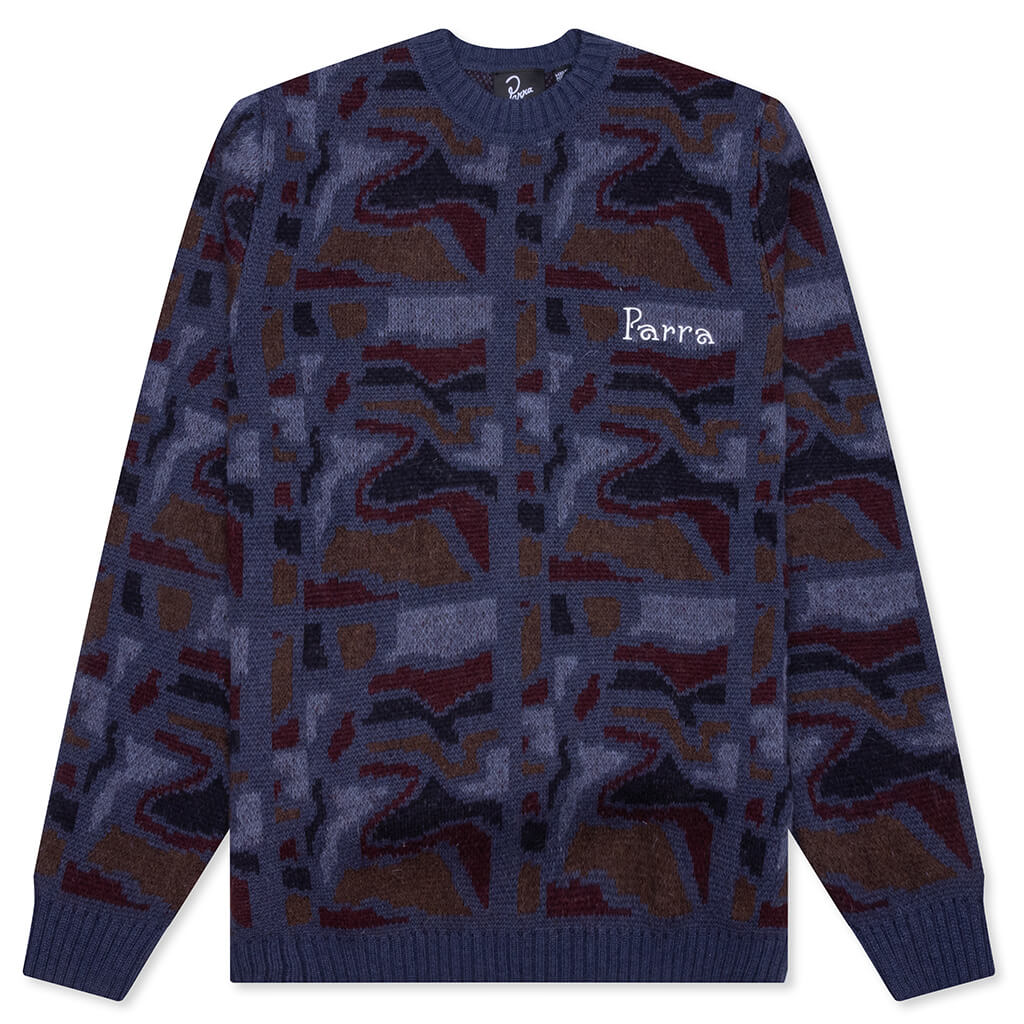 Repeat Ftp Booster Knitted Pullover Blue