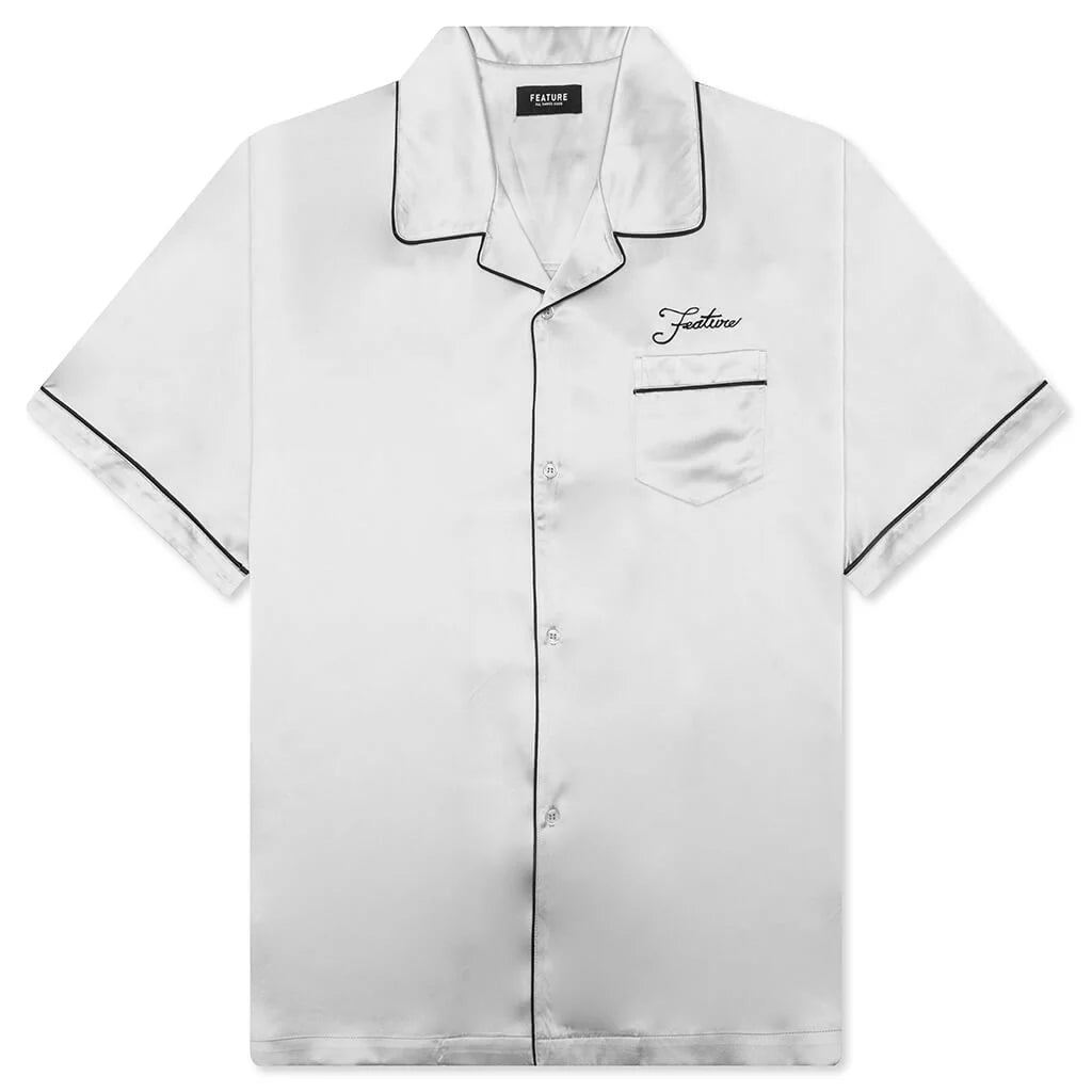 Baptiste Silk Shirt Silver