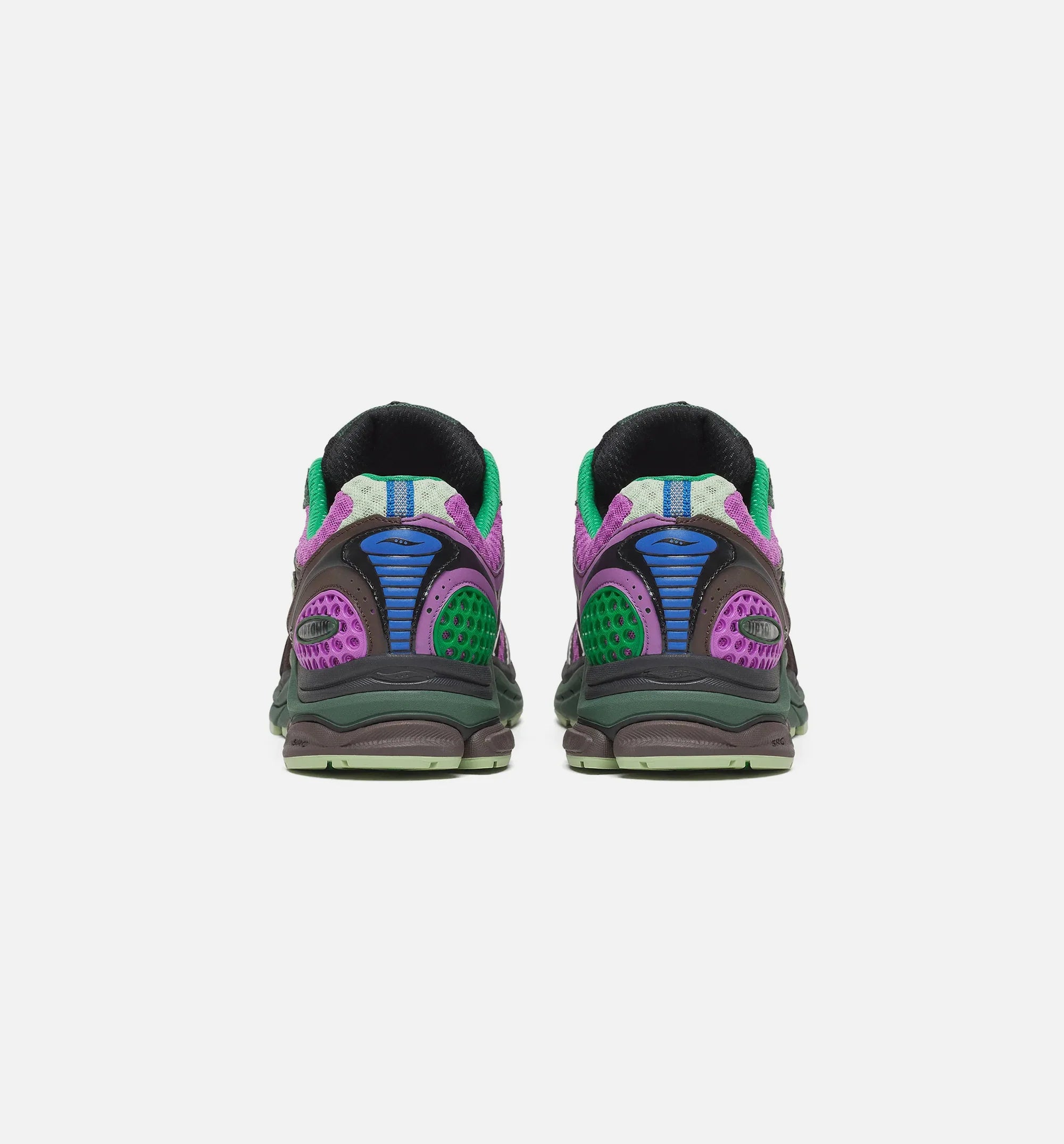 Jaetips x Saucony Progrid Triumph 4 Perrilla Mens Lifestyle Shoes Purple Brown Green Multi Color