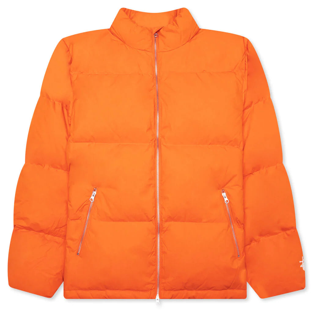 Nylon Down Puffer Orange