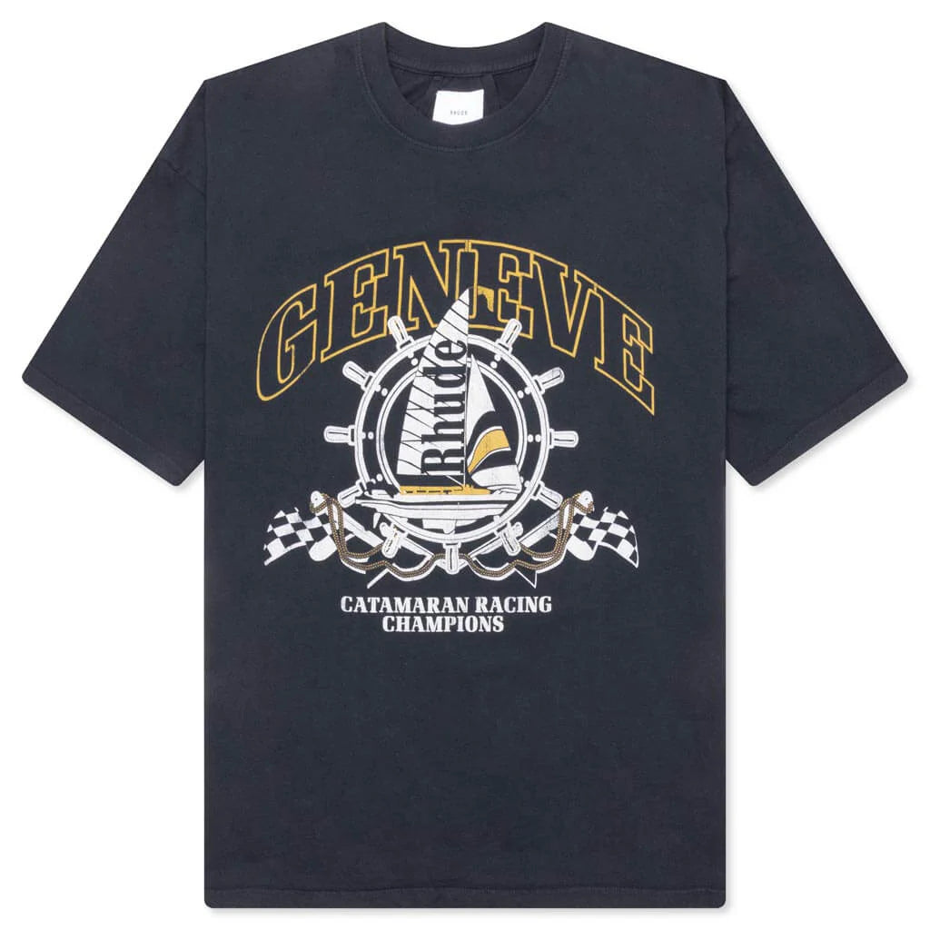 Geneve Catamaran Tee Vintage Black