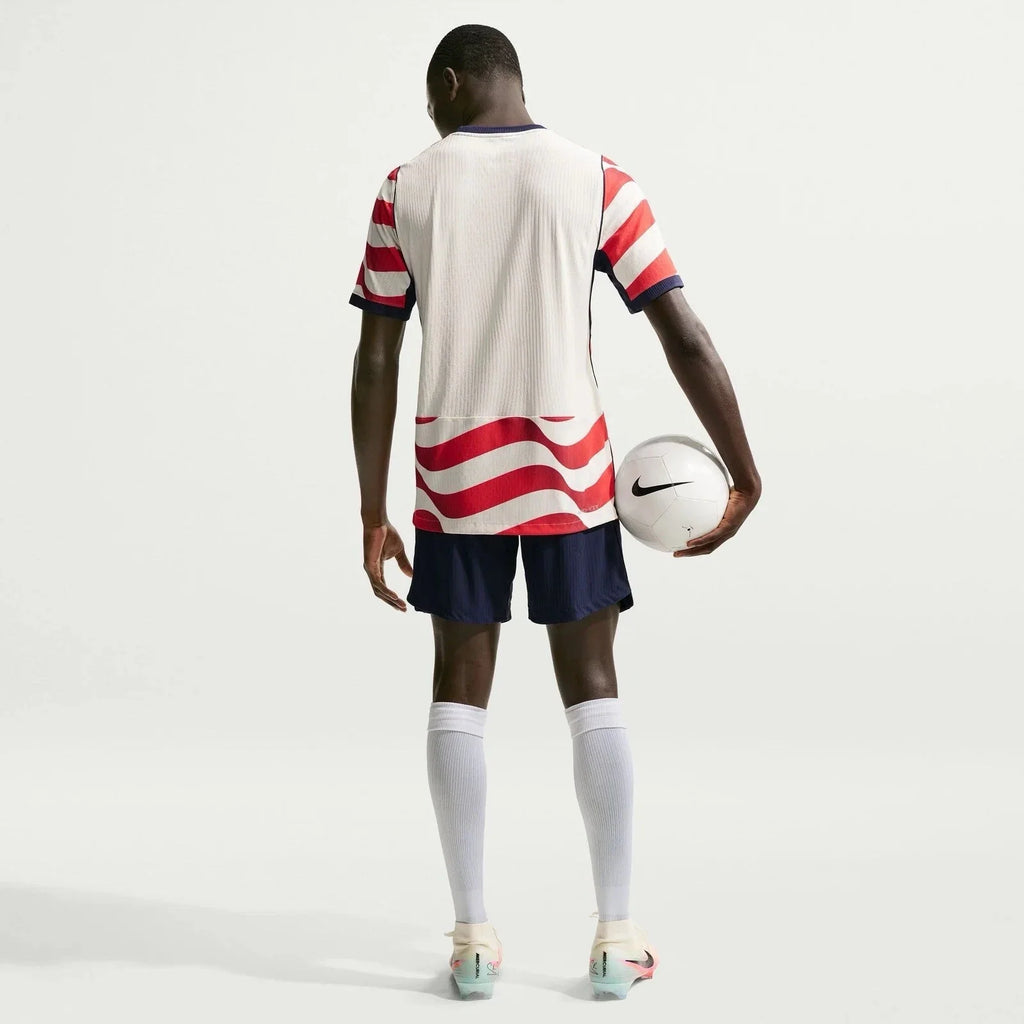 Nike USMNT Match Home Mens Soccer Jersey 2026 White Red Blue