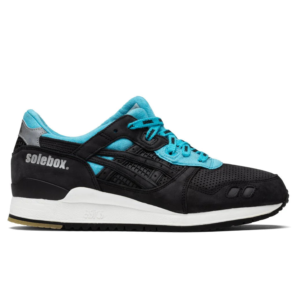 Asics x Solebox Gel Lyte III Blue Carpenter Bee Black Blue DNML