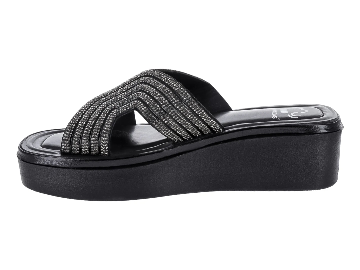 Sandalias de Plataforma Nomadas Negro para Mujer