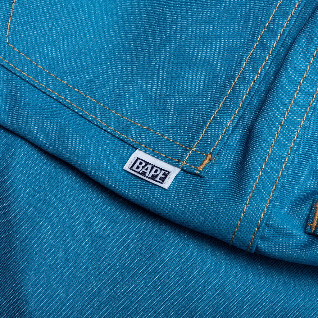 Kids Baby Milo Rope Denim Shorts Blue