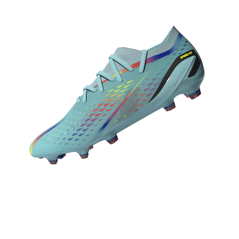 adidas X Speed Portal 1 FG Firm Ground Soccer Cleats Aqua Red