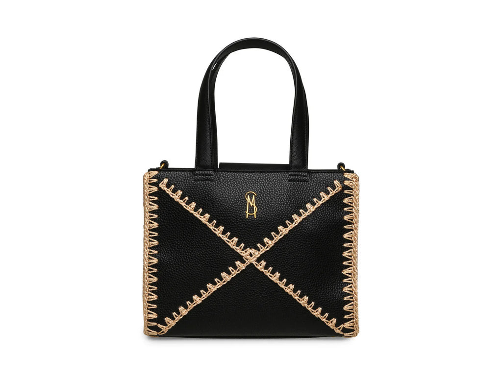 Bolso Steve Madden Baris Negro y Dorado para Mujer