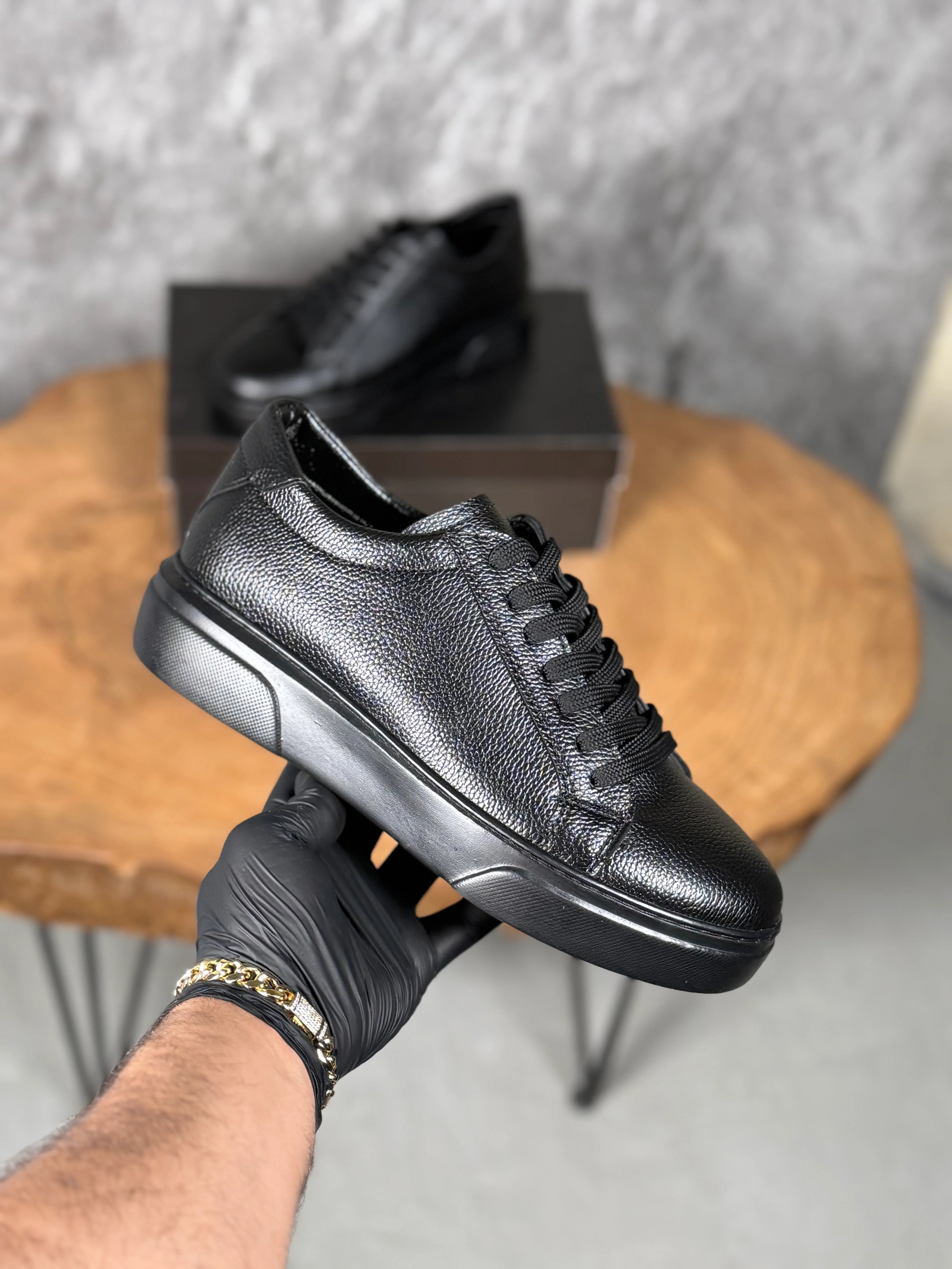SARAR CASUAL SPOR SİYAH BEYAZ TABANLI 3
