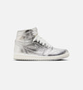Air Jordan 1 Retro High OG Chrome Womens Lifestyle Shoe Metallic Silver Photon Dust Sail