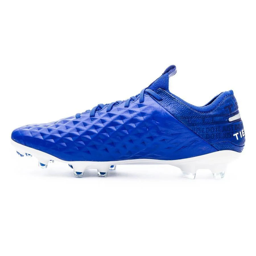 Nike Legend 8 Elite FG Firm Ground Soccer Cleats Hyper Royal White