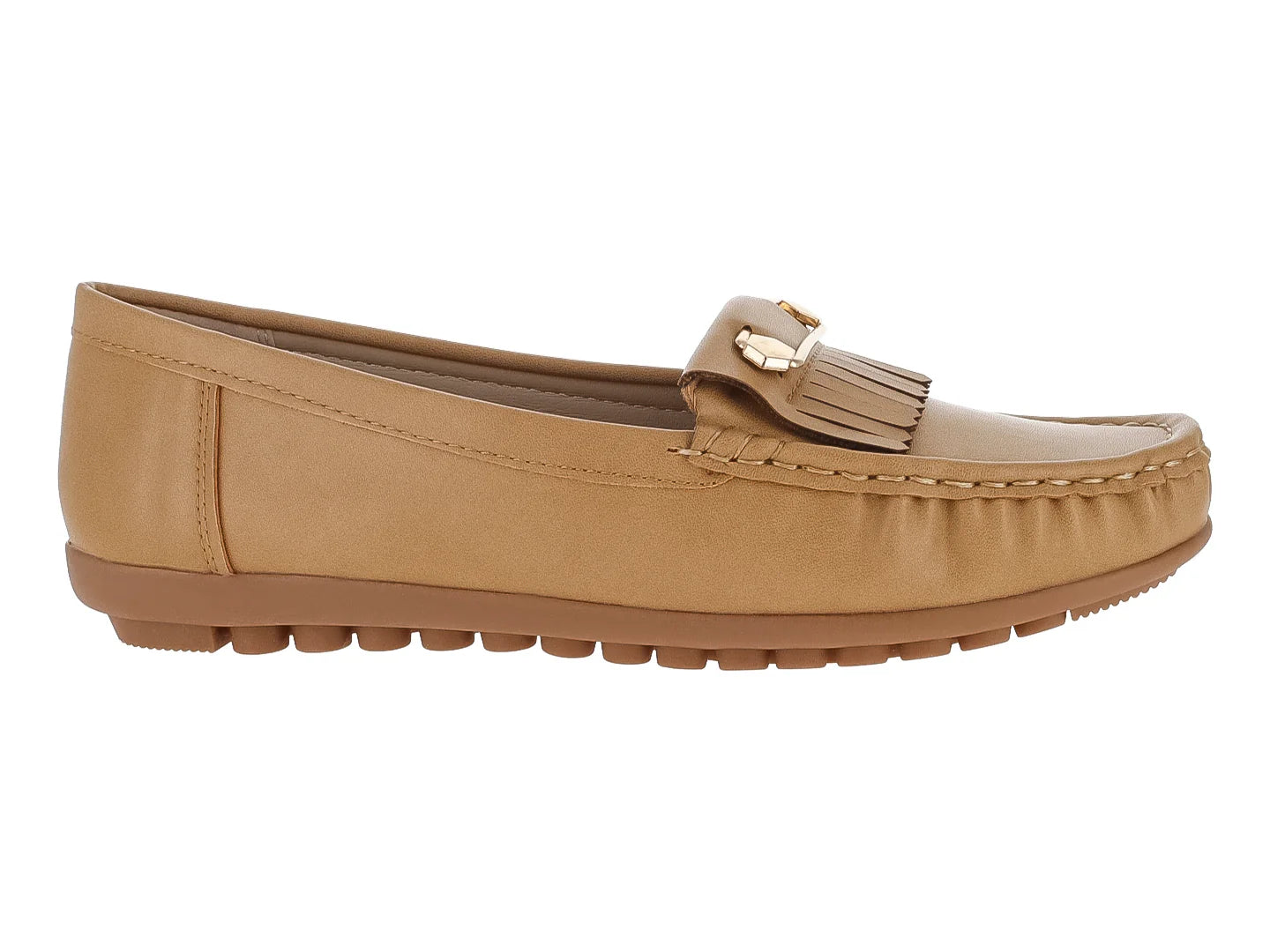 Zapatos Mocasines Comfort Fit Camel para Mujer