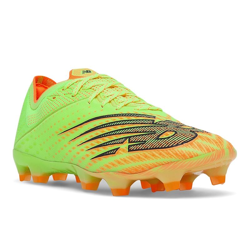 New Balance Furon v6 Pro FG Wide 2E Firm Ground Soccer Cleats Bleached Lime Glo