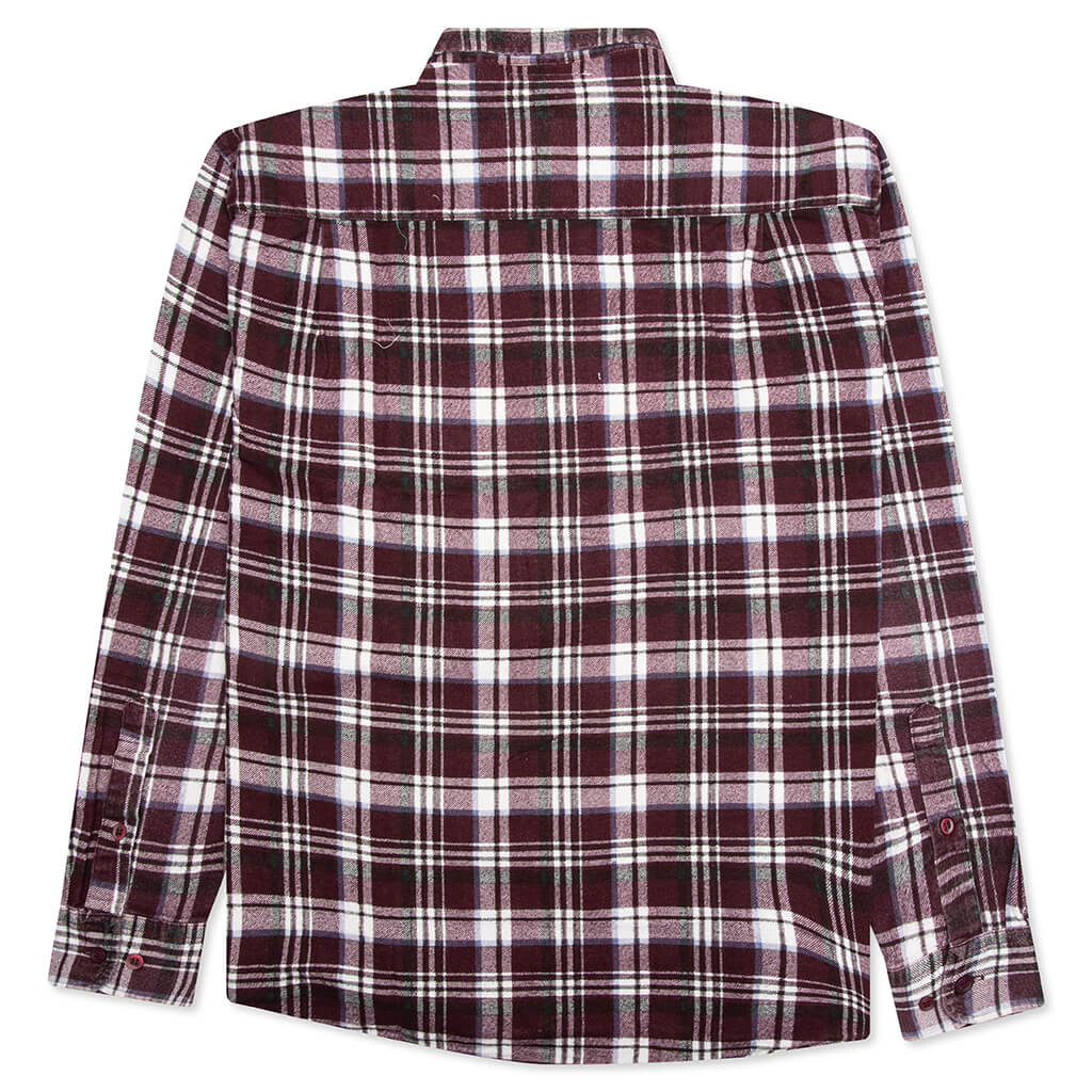 Ribbon Flannel Shirt Assorted