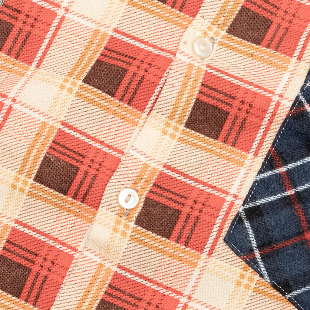 7 Cuts Flannel Shirt Assorted