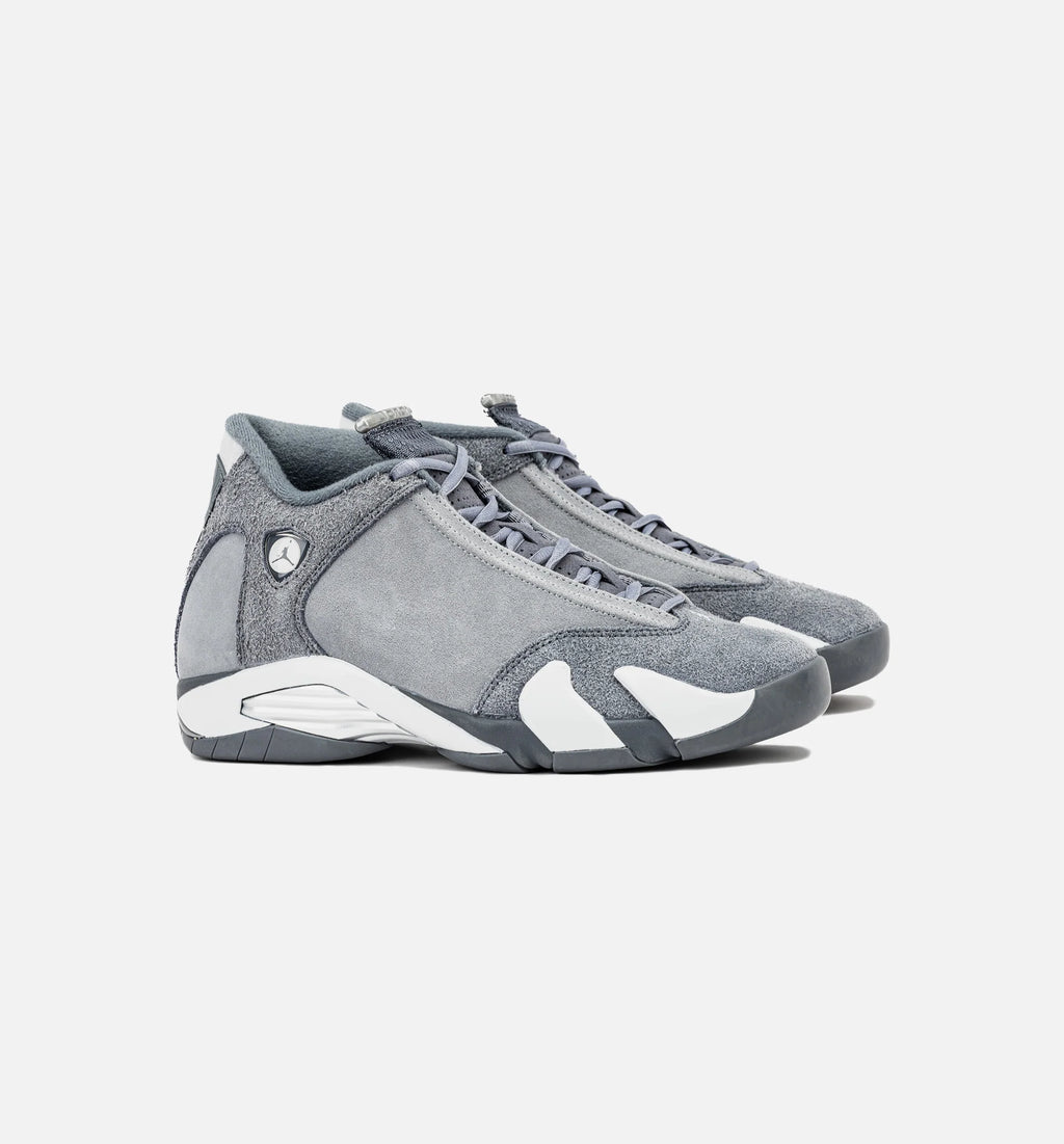 Air Jordan 14 Retro Flint Grey Mens Lifestyle Shoe Flint Grey White