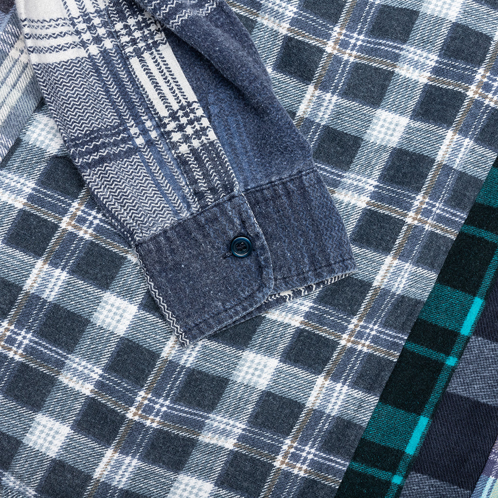 7 Cuts Flannel Shirt Assorted