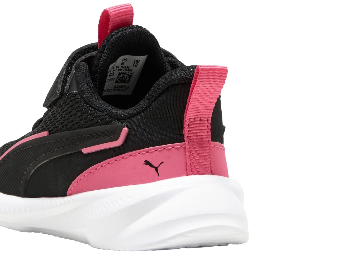 Tenis PUMA Flyer 3 AC Negro y Rosa para Niña
