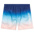 Gradient Printed Swim Shorts Blue