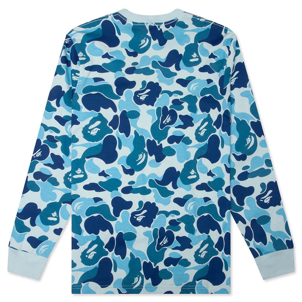 ABC Camo College L S Tee Blue