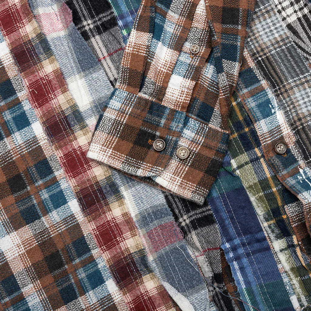 Ribbon Flannel Shirt Assorted