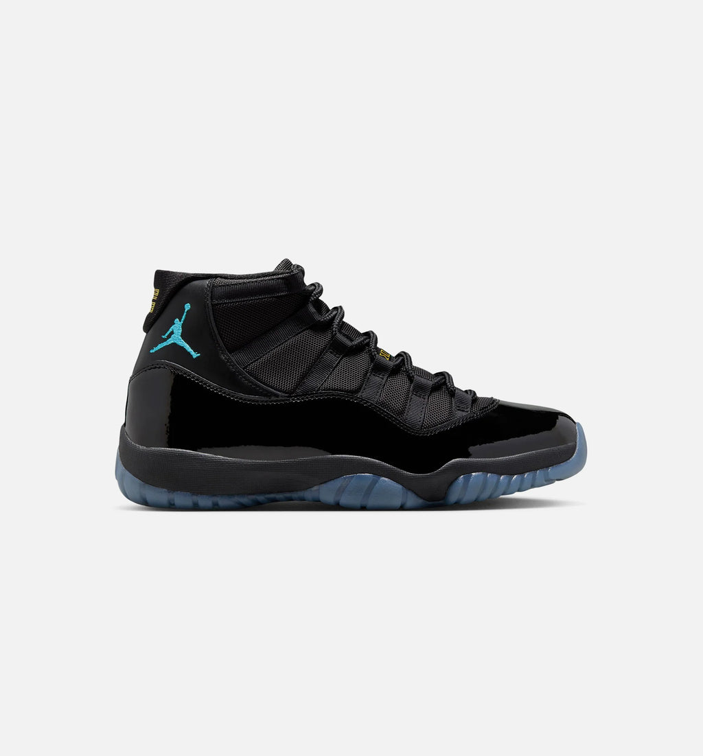 Air Jordan 11 Retro Gamma Mens Lifestyle Shoe Black Gamma Blue Black Varsity Maize Limit One Per Customer
