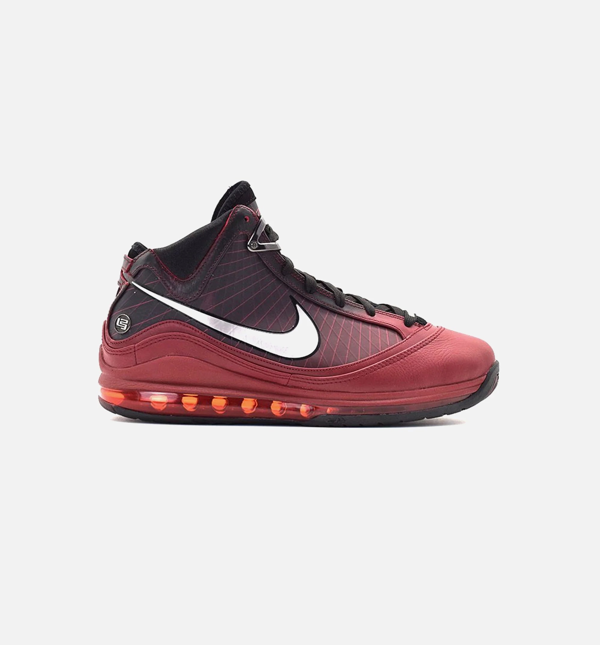 Lebron 7 Christmas Mens Basketball Shoe Red Silver Black