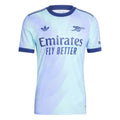 adidas Mens Arsenal Third Jersey Authentic 24 25 Aqua Purple