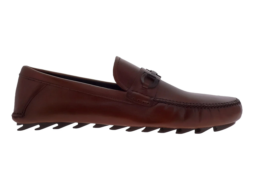 Zapatos Mocasines Gino Cherruti Granate para Hombre