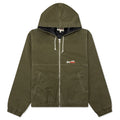 Work Jacket Insulated Canvas Olive