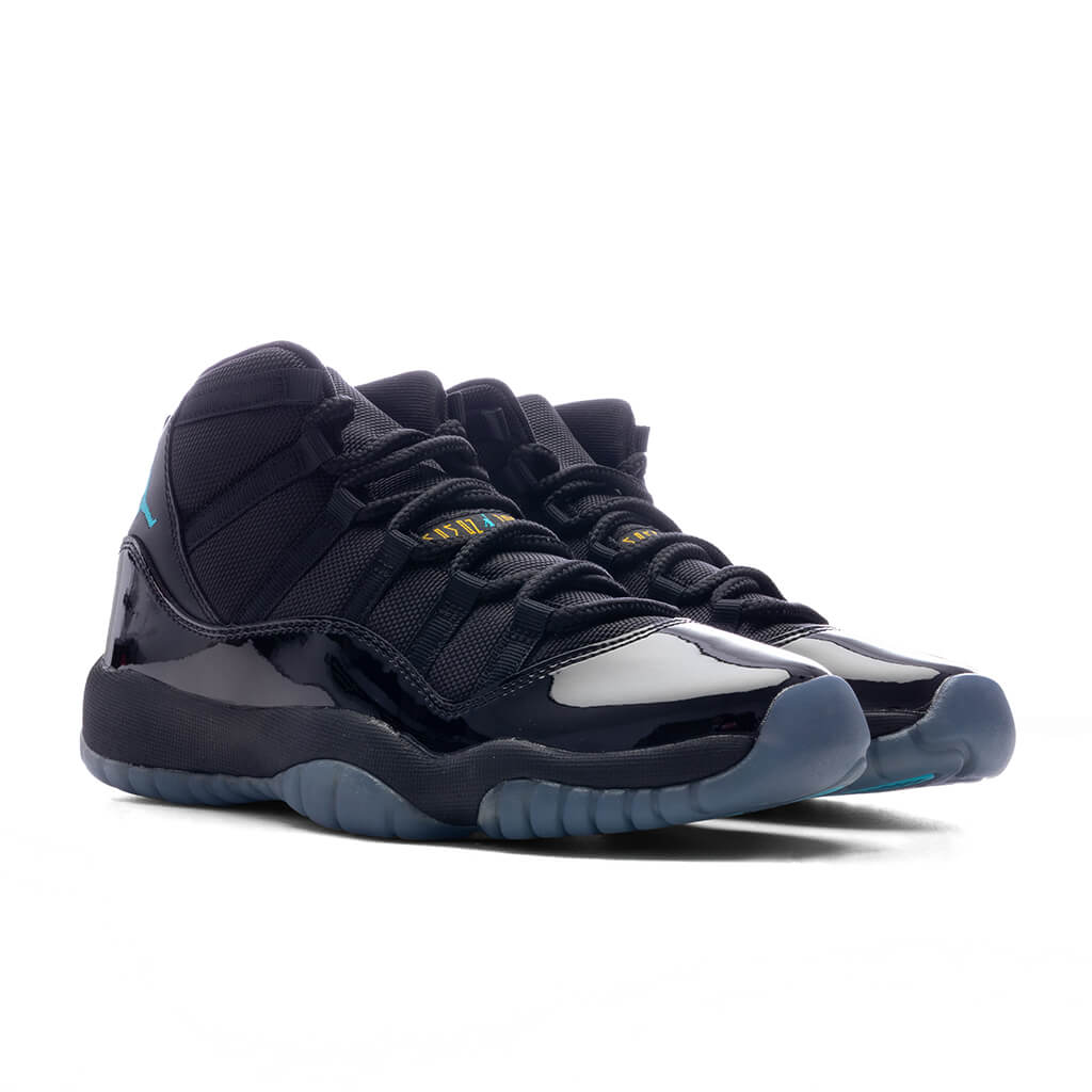 Air Jordan 11 Retro Gamma GS Black Gamma Blue Varsity Maize