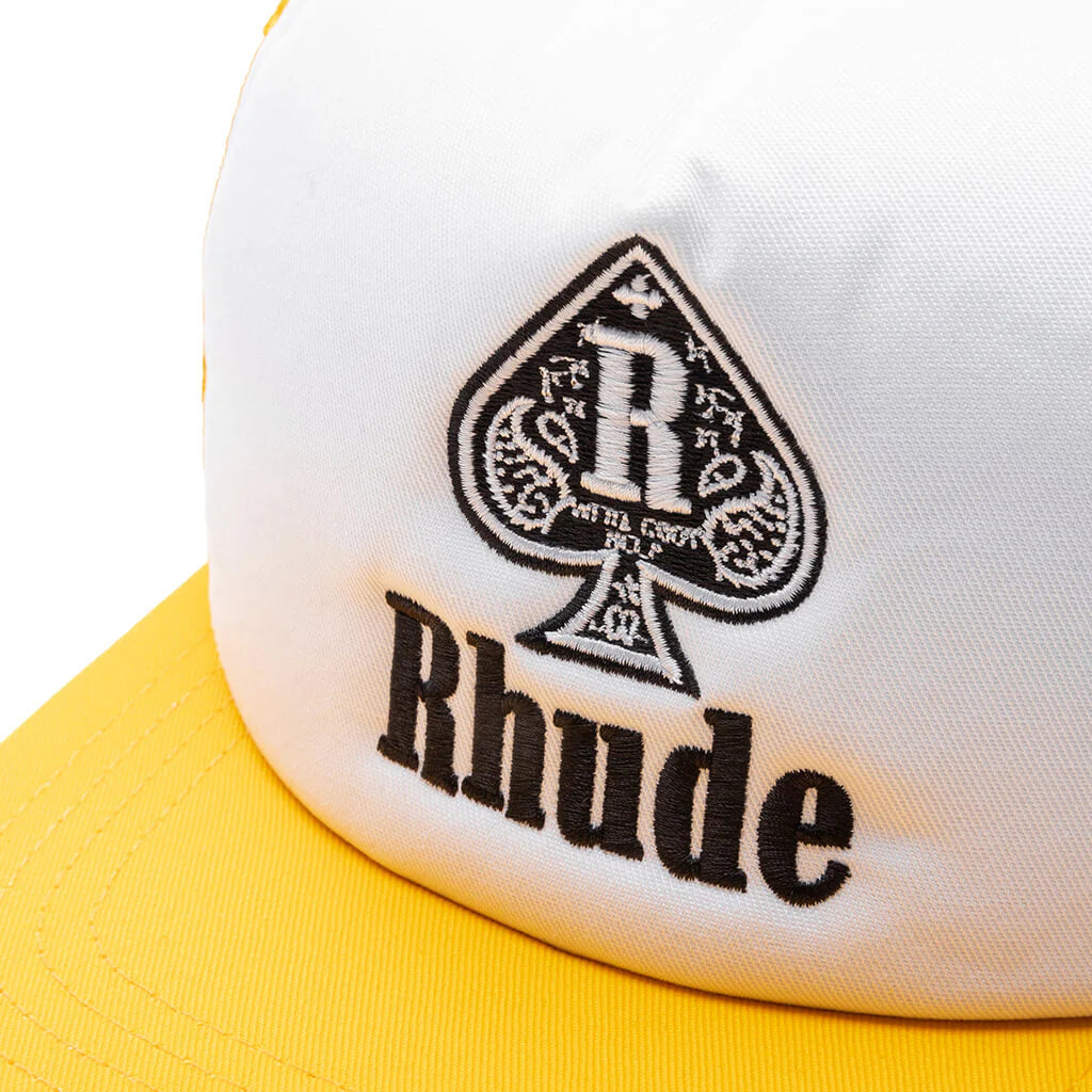 Spade Trucker Yellow White