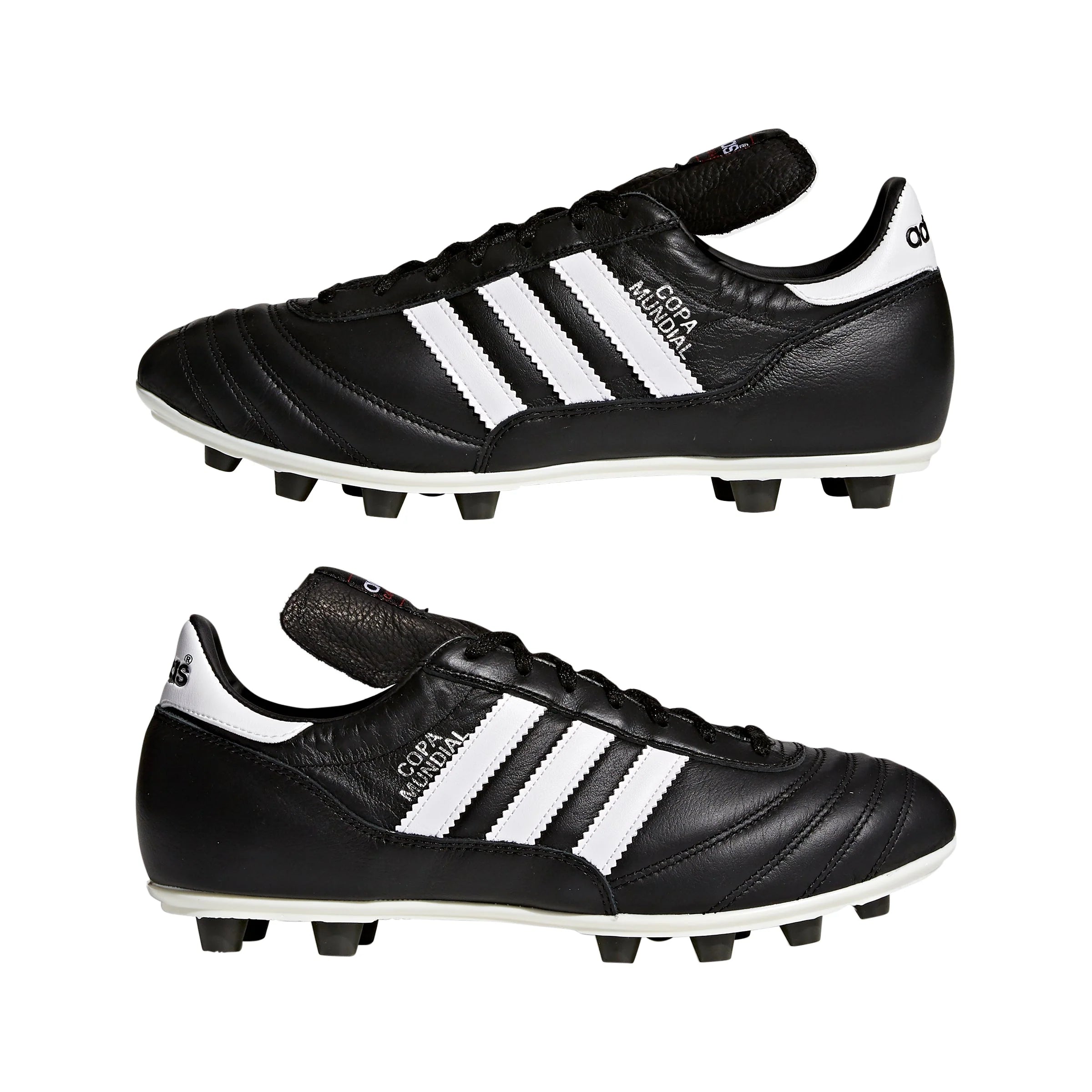 adidas Copa Mundial FG Firm Ground Soccer Cleats Black White Silver Metallic