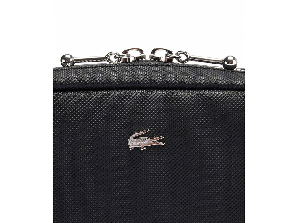 Bolso de Hombro Lacoste Negro para Mujer