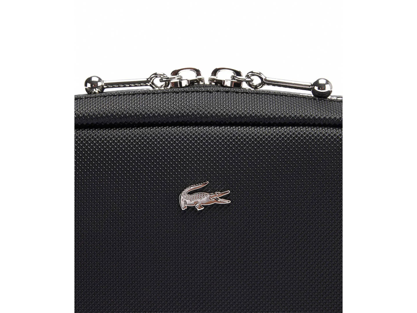 Bolso de Hombro Lacoste Negro para Mujer