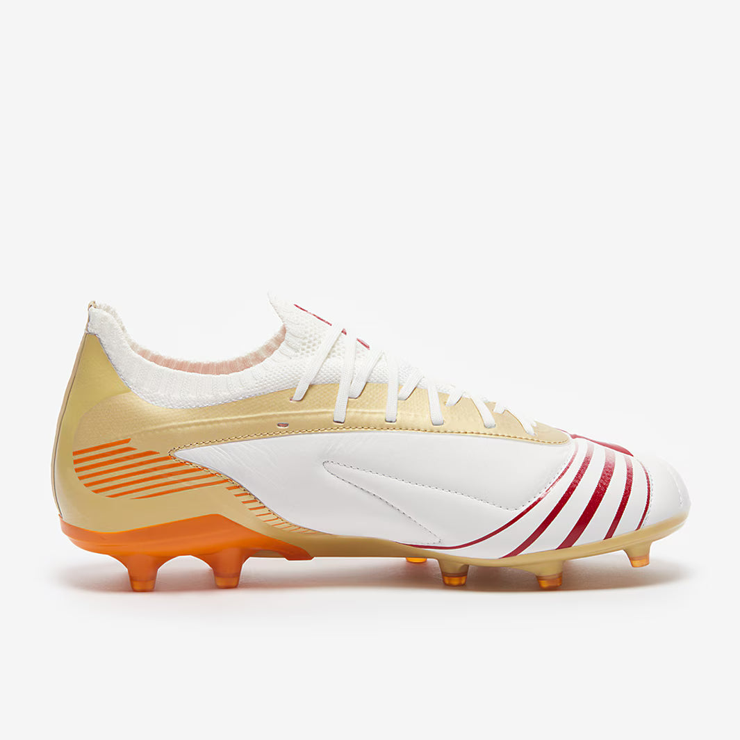 Diadora Maximus Elite Pro SLX FG Firm Ground Soccer Cleats White Chili Pepper Russet Orange