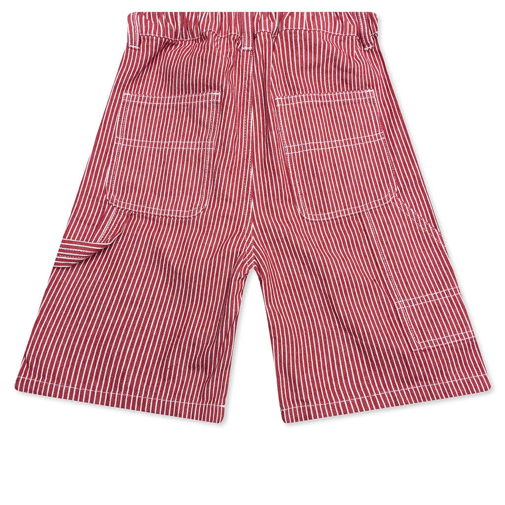Kids Hickory Milo Patch Painter Shorts Red