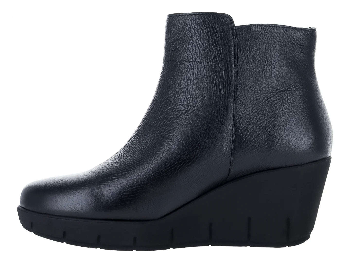 Botines Hispana de Piel Negro para Mujer