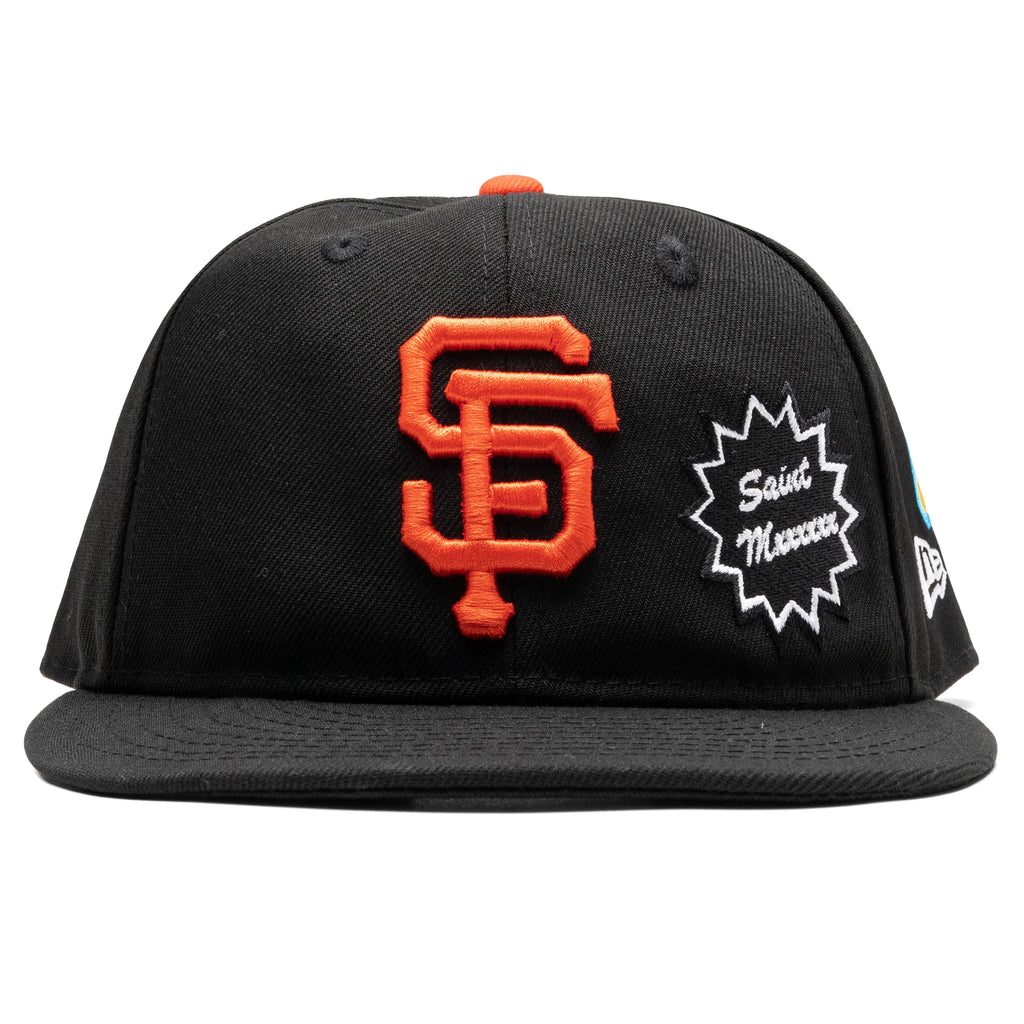 Saint Michael X New Era Mx6 SF Giants Cap Black