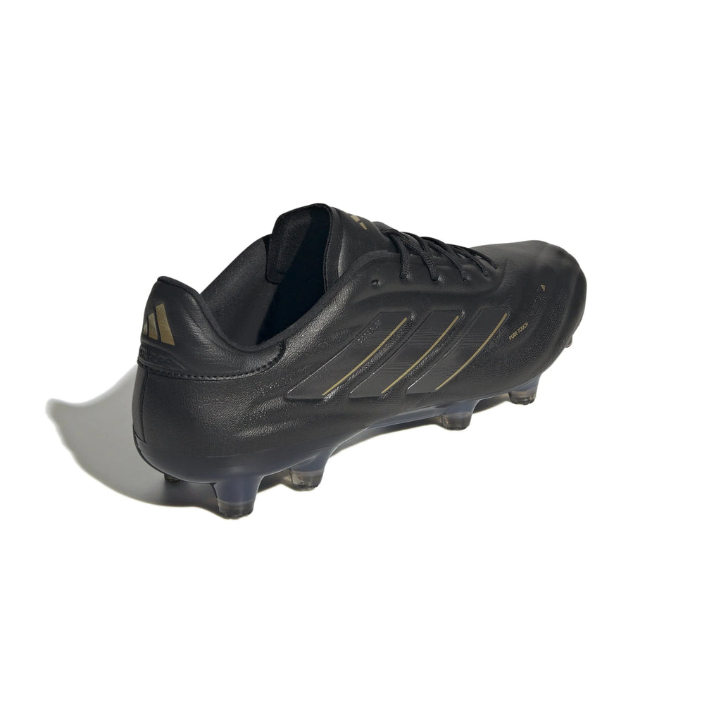 adidas Copa Pure 2 Elite FG Firm Ground Soccer Cleats Black Carbon Gold Metallic